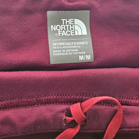 The North Face Women’s Fleece Lined Leggings Reflective Burgundy Medium - Picture 4 of 6